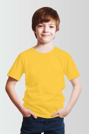 Fruit of the Loom Kids Plain T Shirt Summer Sunflower