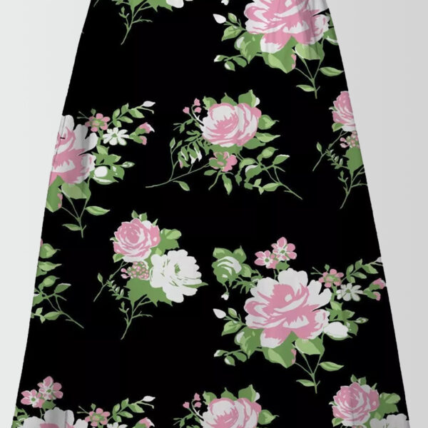 Women's Printed Midi  Skirt