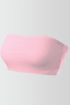 Strapless Boob Tube Baby Pink