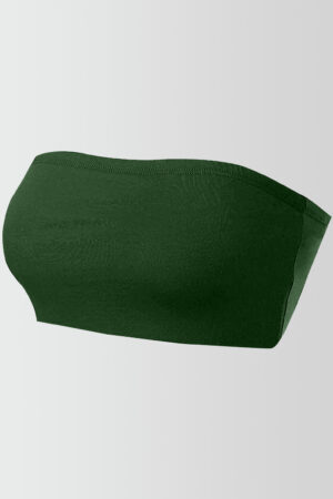 Strapless Boob Tube Bottle Green