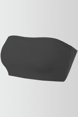 Strapless Boob Tube Charcoal
