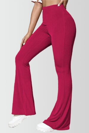 Petite Flare Yoga Pants Dark Rose