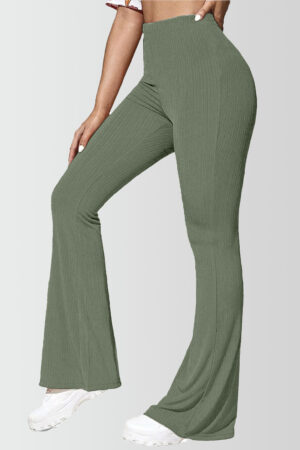 Petite Flare Yoga Pants Khaki