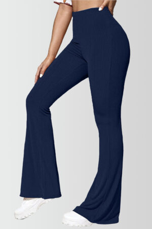 Petite Flare Yoga Pants Navy Blue