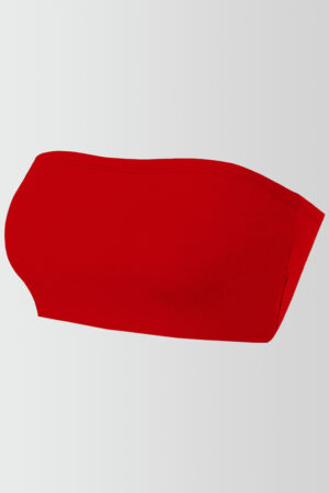 Strapless Boob Tube Red