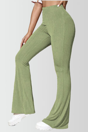 Petite Flare Yoga Pants Sage Green