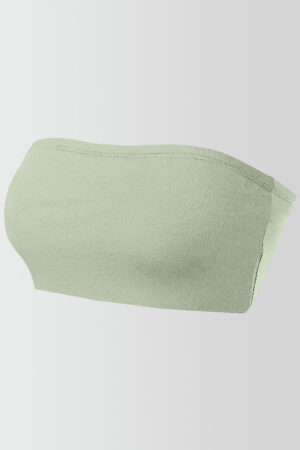 Strapless Boob Tube Sage Green