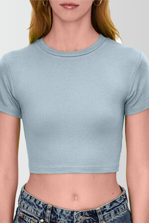 Crop Top Sky Blue