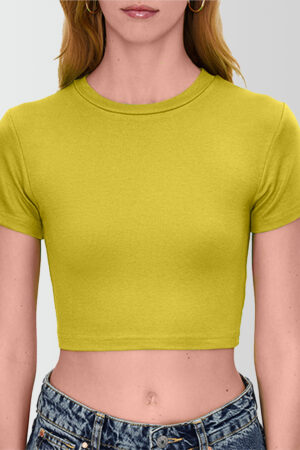 Crop Top Yellow
