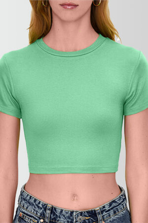 Crop Top Jade Green
