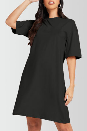 Tunic Night Dress Black