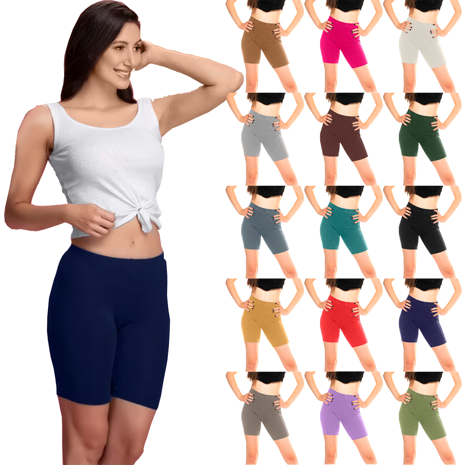 Women’s Stretch Cycling & Dance Shorts – Active Comfort