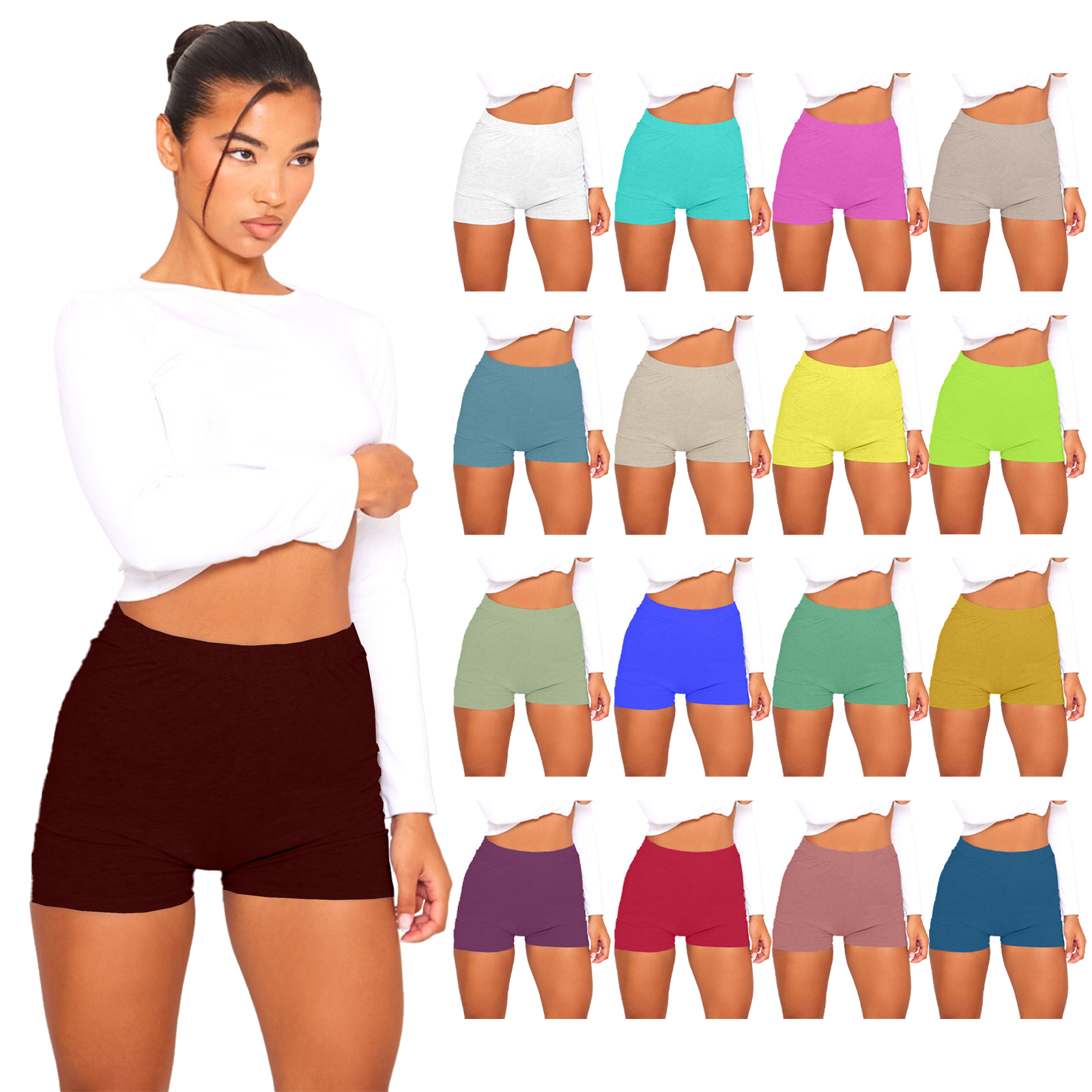 Women’s Stretchy Hot Pants – Fitness & Comfort