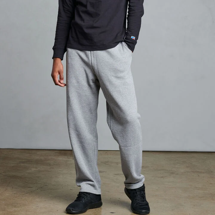 Men’s Fleece Joggers – Open Hem Gym & Casual Wear - Image 4