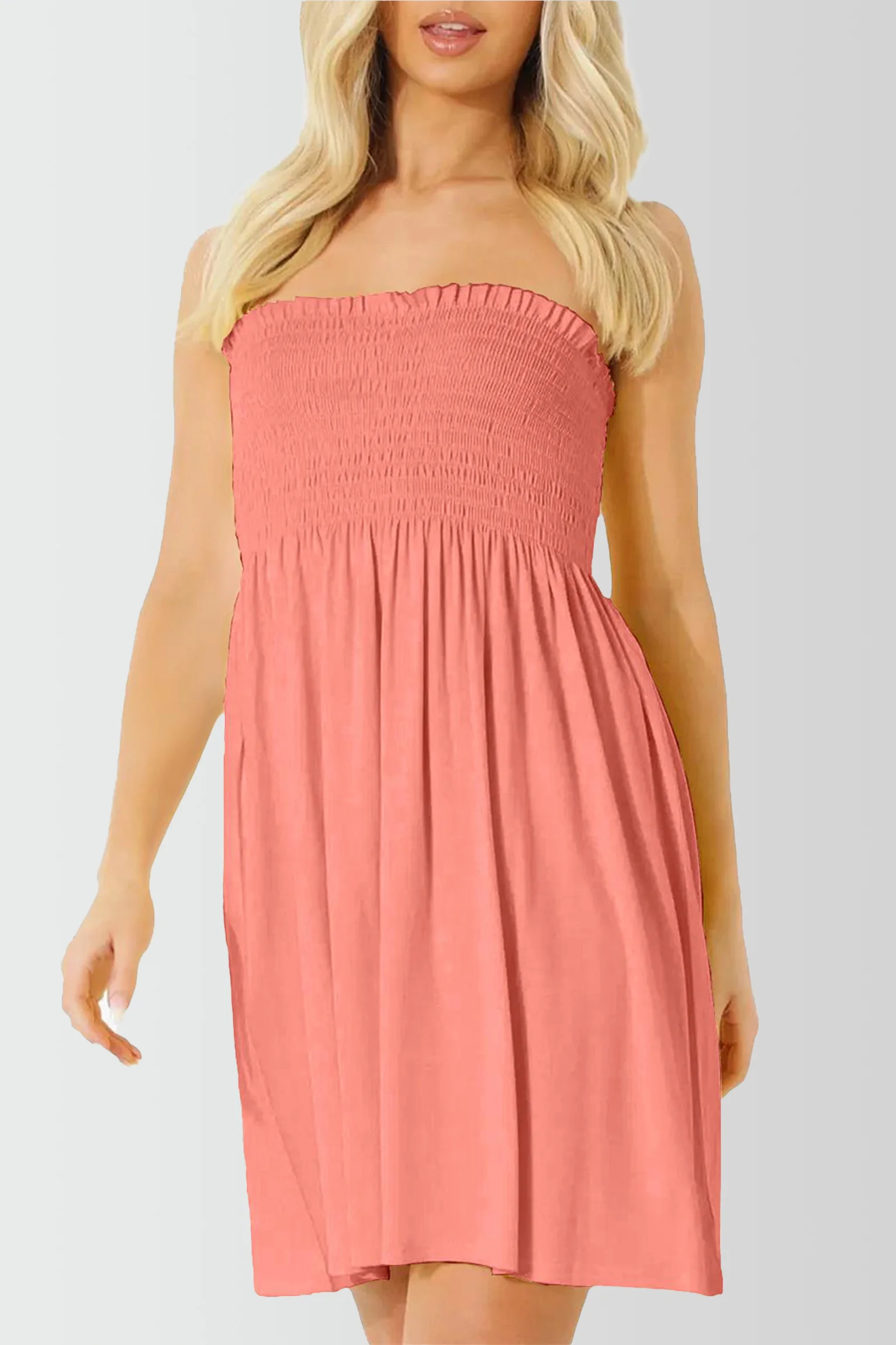 Women's Strapless Mini Dress