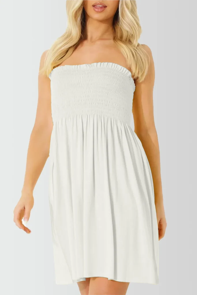 Women's Strapless Mini Dress