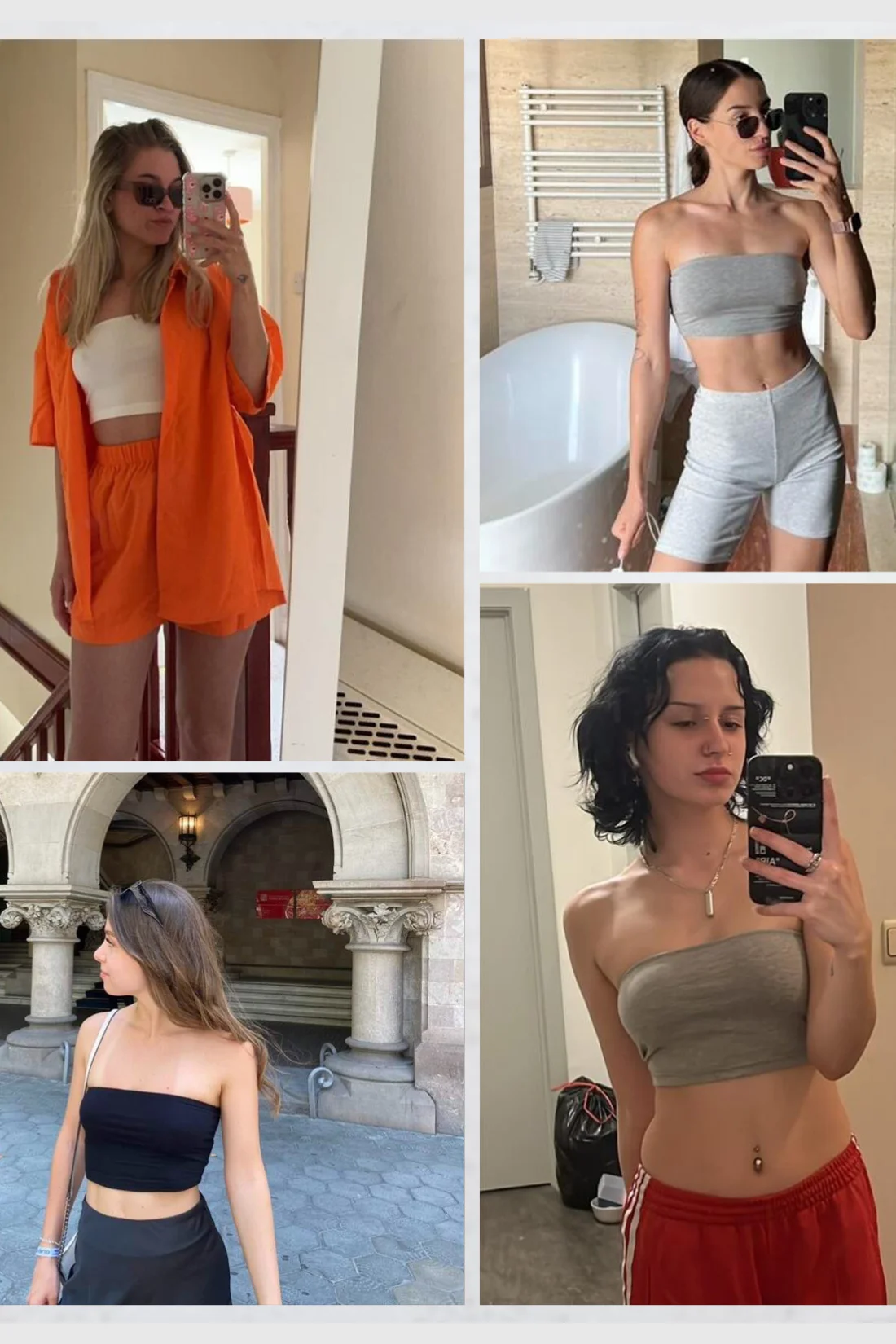 Women's Strapless Bandeau Top