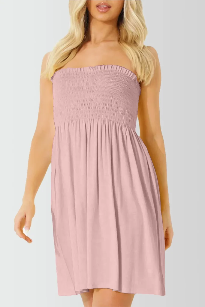 Women's Strapless Mini Dress