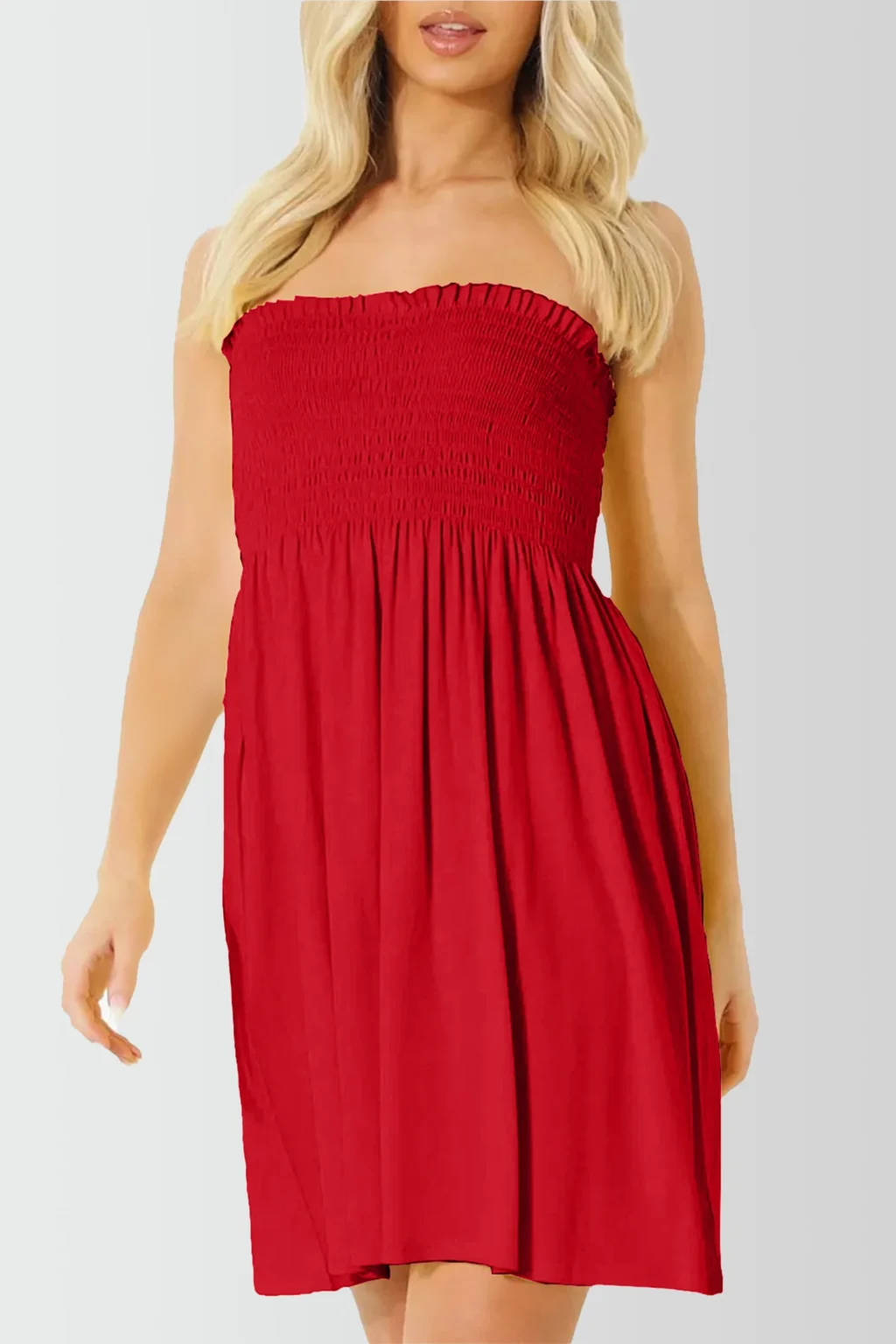 Women's Strapless Mini Dress