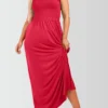Women's Strapless Maxi Dress
