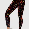 Women's Scary Pumpkins Print Leggings