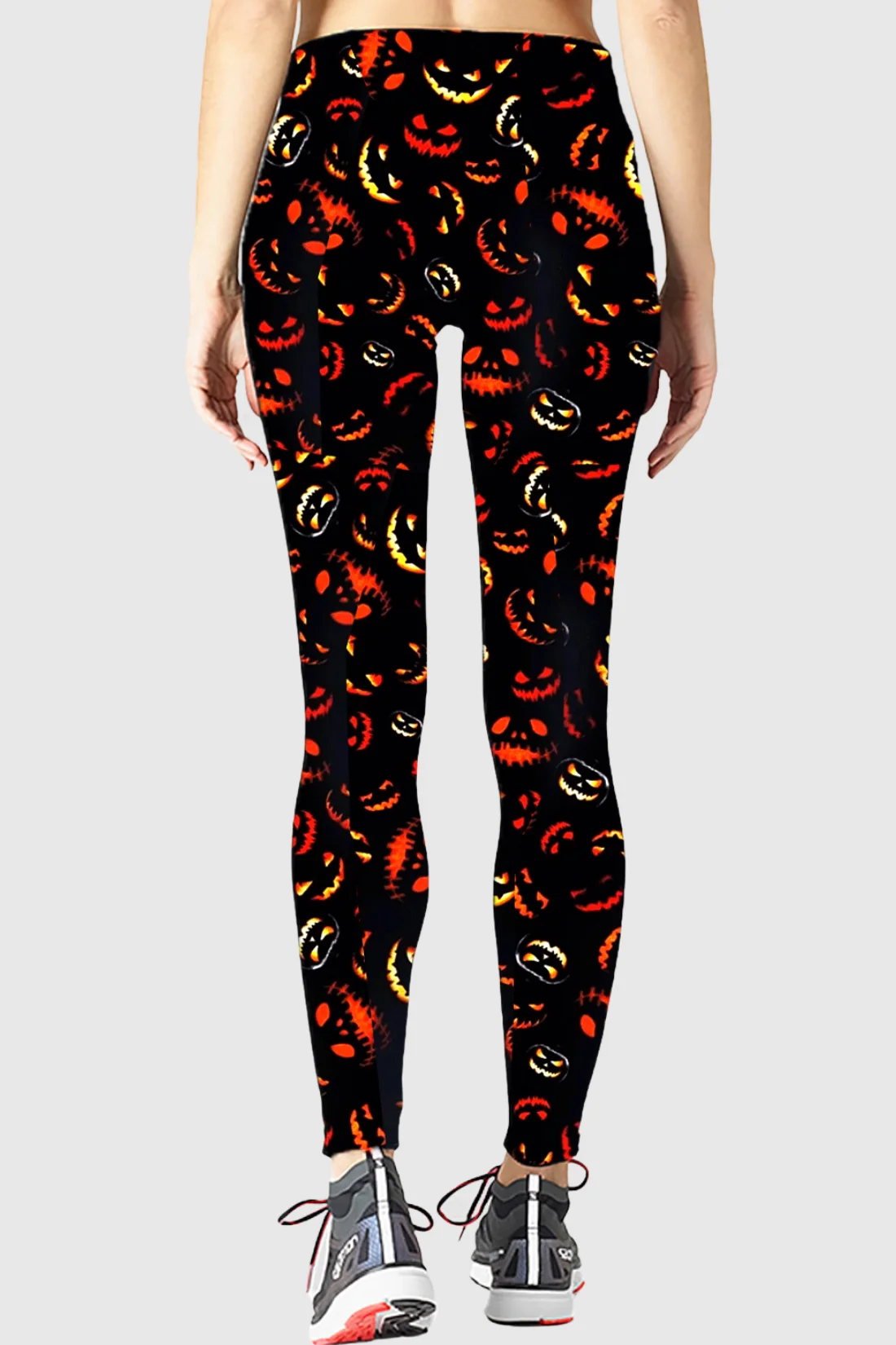 Women's Scary Pumpkins Print Leggings