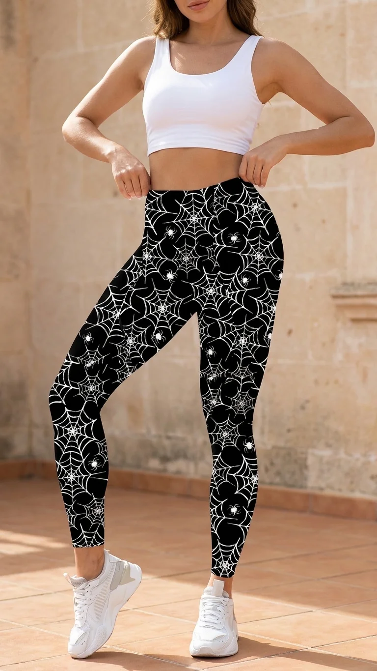 Spider Cobweb Leggings