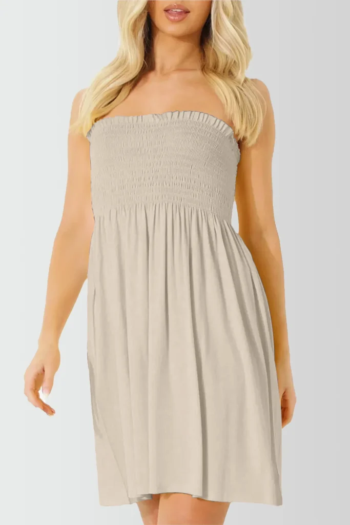 Women's Strapless Mini Dress
