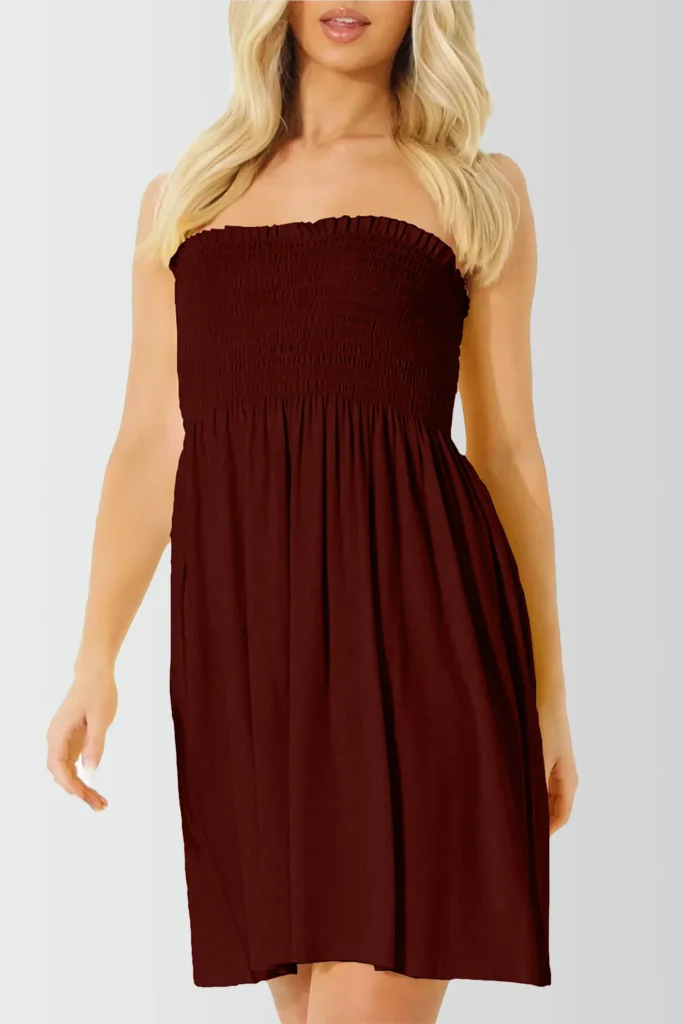 Women's Strapless Mini Dress