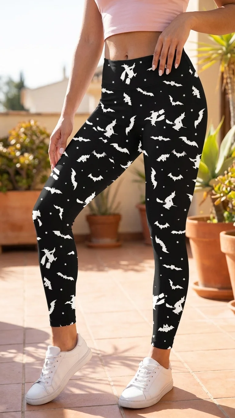 Witch and Bat Leggings