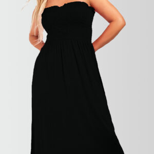 Women's Strapless Midi Dress
