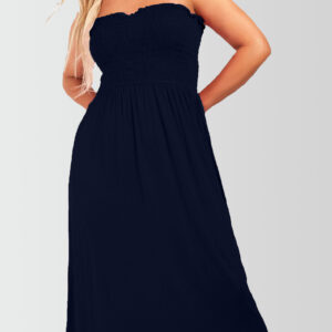 Women's Strapless Midi Dress