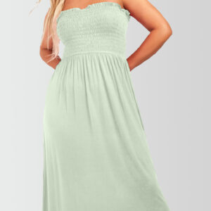 Women's Strapless Midi Dress
