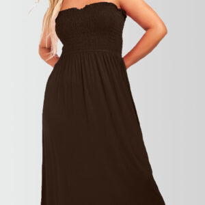 Women's Strapless Midi Dress