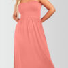Women's Strapless Midi Dress