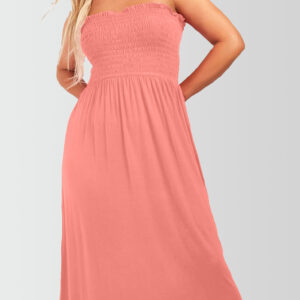 Women's Strapless Midi Dress