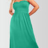 Women's Strapless Midi Dress