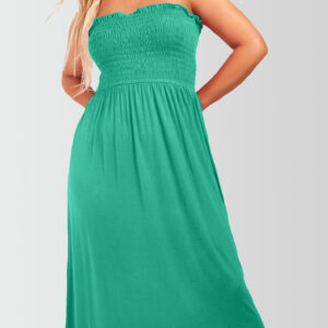Women's Strapless Midi Dress