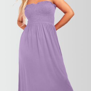 Women's Strapless Midi Dress