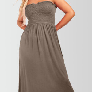 Women's Strapless Midi Dress