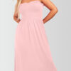 Women's Strapless Midi Dress