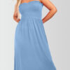 Women's Strapless Midi Dress