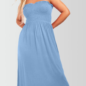 Women's Strapless Midi Dress
