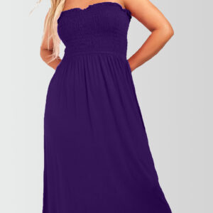 Women's Strapless Midi Dress