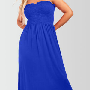 Women's Strapless Midi Dress