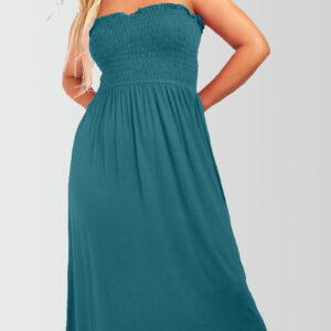 Women's Strapless Midi Dress