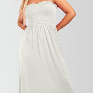 Women's Strapless Midi Dress