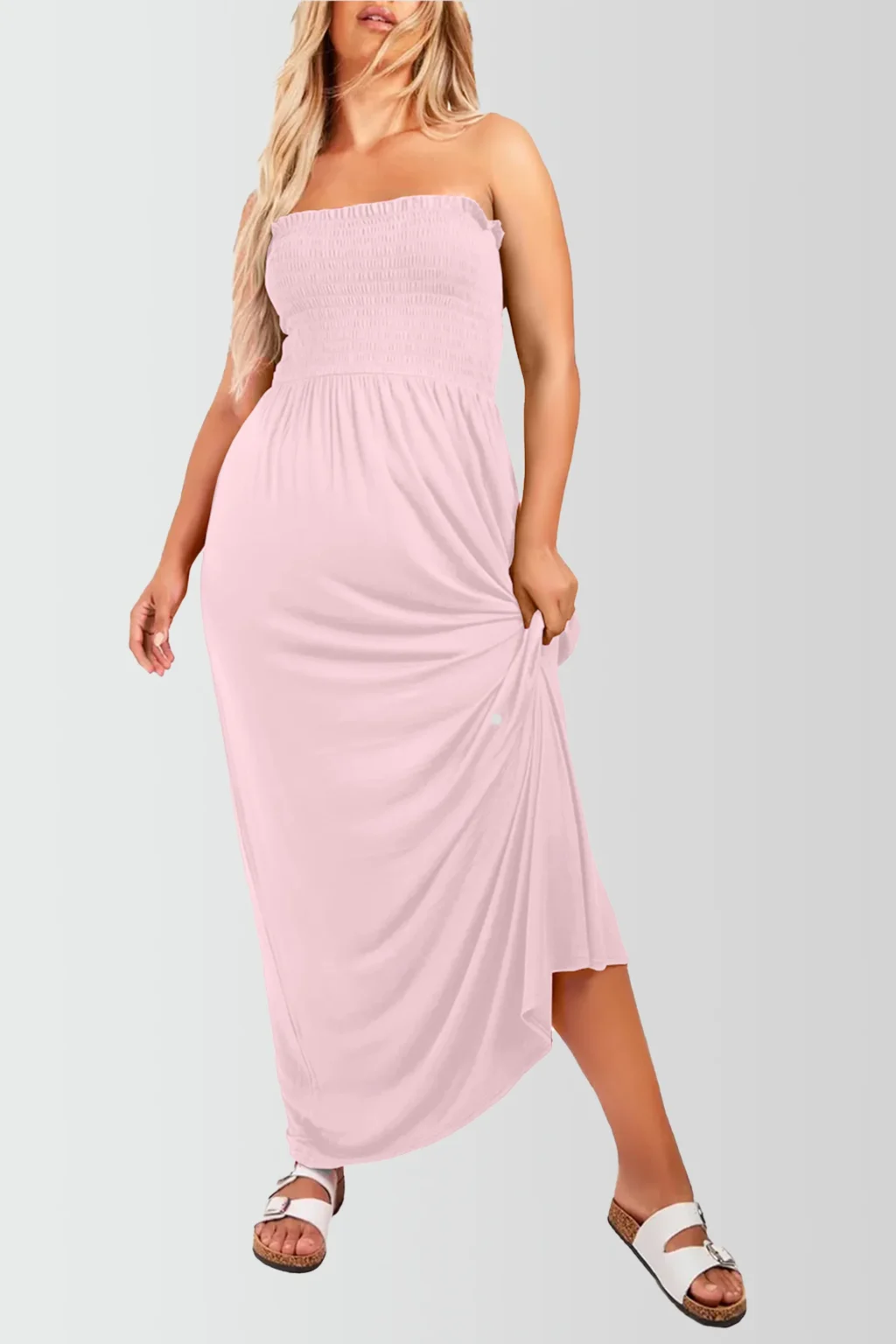 Women's Strapless Maxi Dress