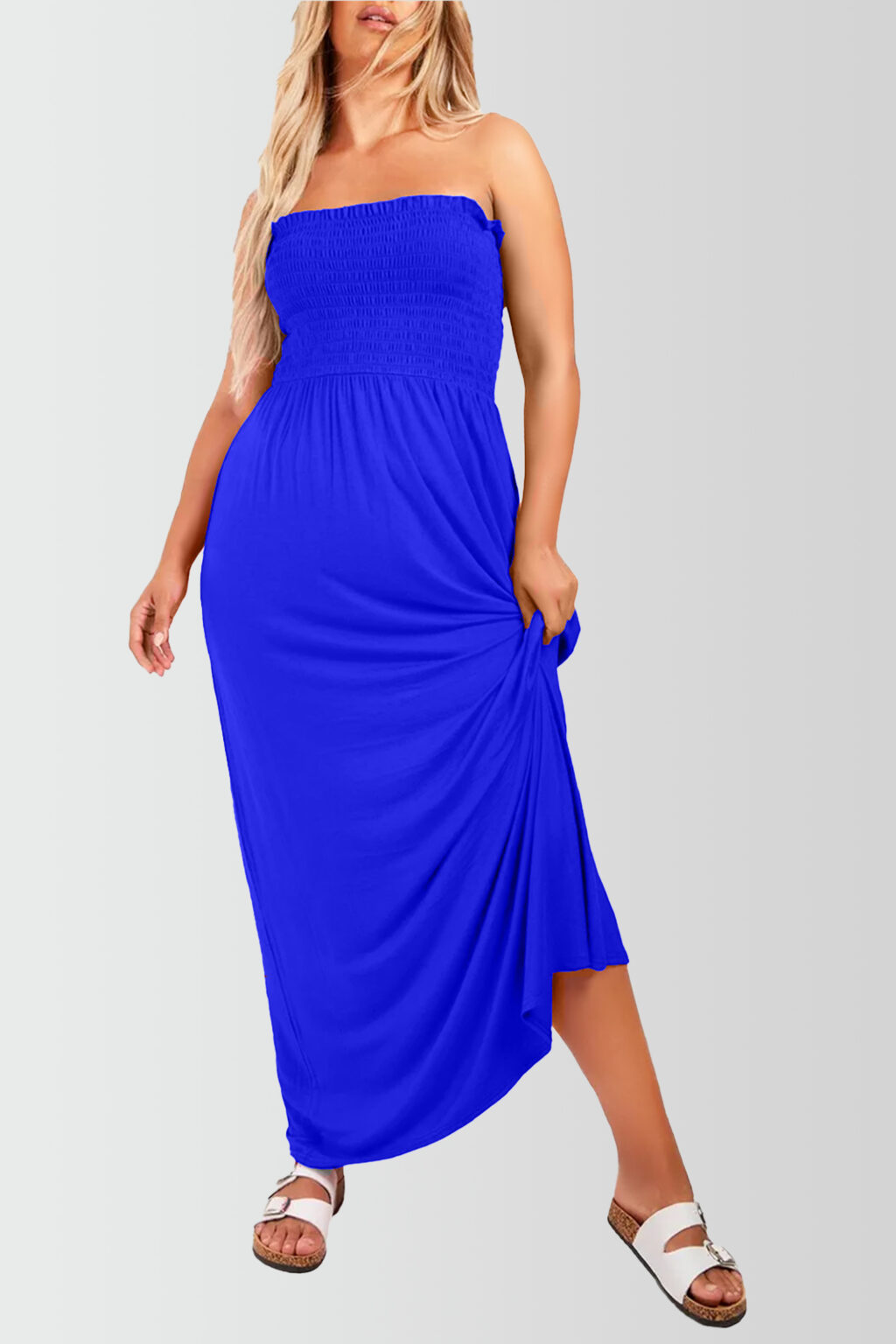 Women's Strapless Maxi Dress