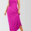 Women's Strapless Maxi Dress